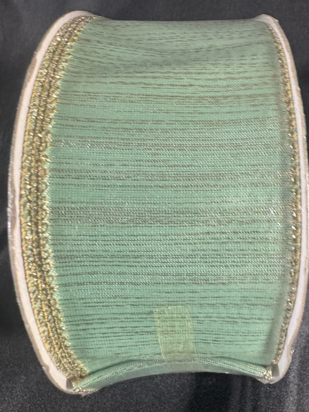 Green Gold  2.5 in Wired Ribbon 50 yards